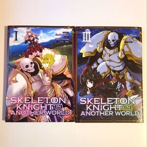 Skeleton Knight in Another World Manga - Volumes 1 & 3 - Books Isekai